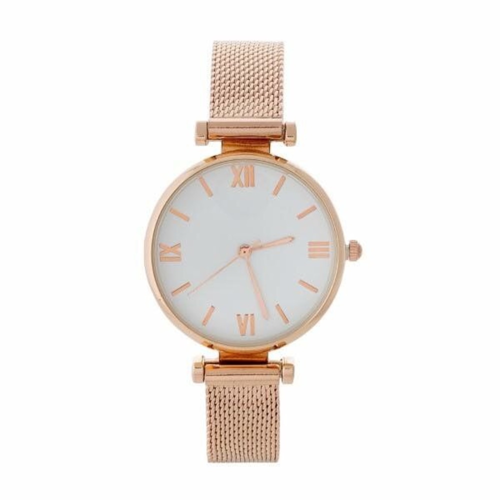 Rose gold watch